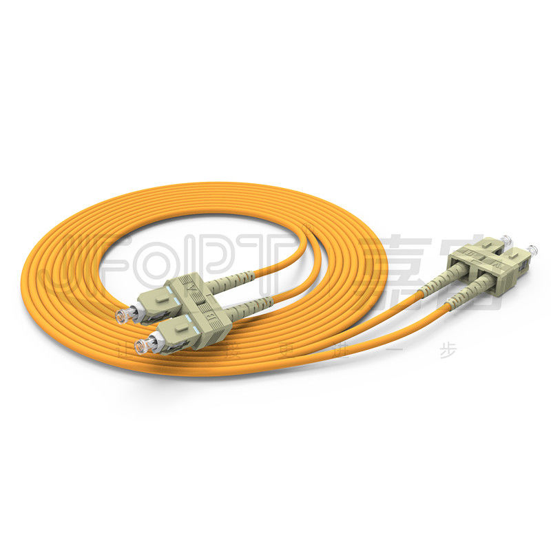 SC/UPC - SC/UPC ডুপ্লেক্স প্যাচ কর্ড মাল্টিমোড OM1 OM2 OM3 OM4 OM5 YOFC কর্নিং ফাইবার