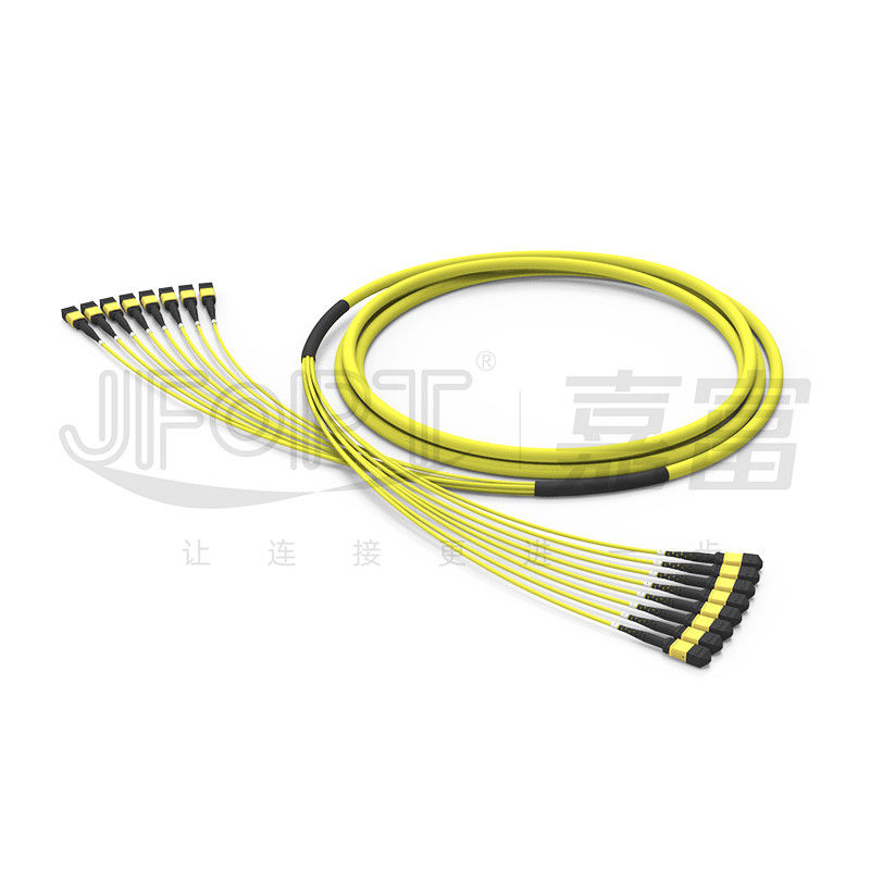 G657A1 বেন্ড সংবেদনশীল MPO ফাইবার অপটিক কেবল 96 কোর 8 ইউনিট 12 ফাইবার একক মোড OS2 কম ক্ষতি