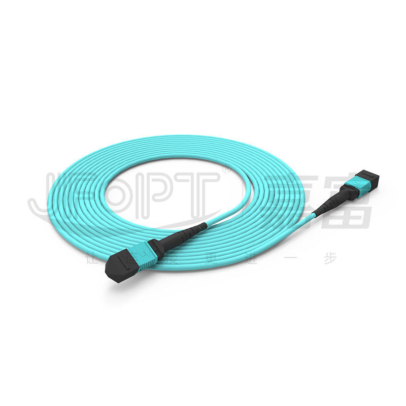 OFNP শিখা প্রতিরোধক MPO ট্রাঙ্ক কেবল 2.0mm-5.0mm PVC ফাইবার অপটিক ট্রাঙ্ক