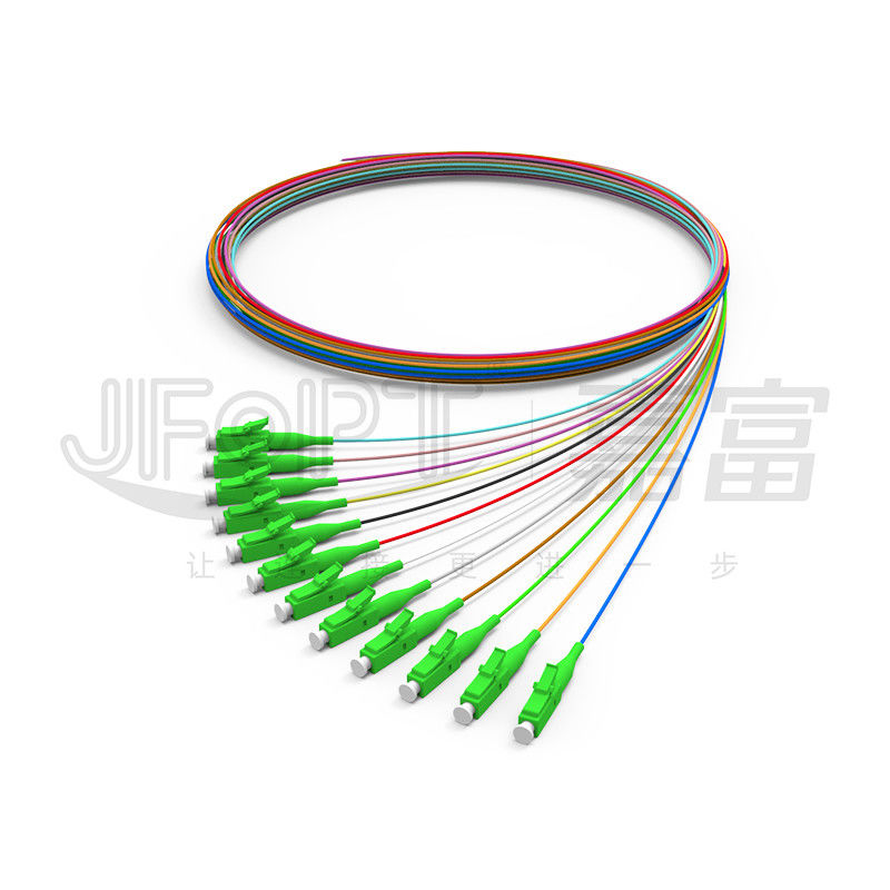 PVC LSZH Hytrel ইন্ডোর ফাইবার অপটিক কেবল 0.9mm 0.6mm টাইট বাফারড ফাইবার একক মোড / মাল্টিমোড