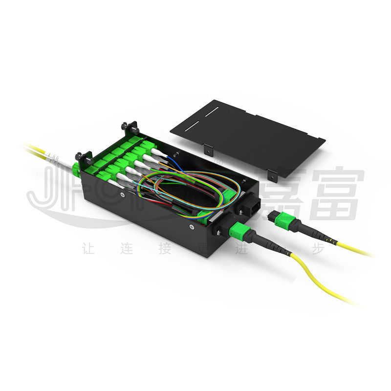 এমপিও-এলসি 0.9 মিমি 12Cores ব্রেকআউট ক্যাবল কাস্টমাইজড দৈর্ঘ্য এসএম জি 657 এ 1 ফাইবার মাল্টি ফাইবার মডিউল বক্স অ্যাডাপ্টার প্যাচ কর্ড